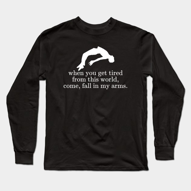 Falling Long Sleeve T-Shirt by theramashley